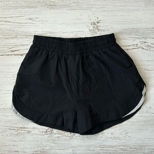 Alphabets Stride Shorts Black Size Small